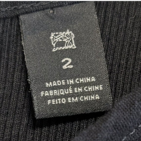 Scotch & Soda Maison Scotch Ribbed Knit Lace Up Henley Top Size 2-small EUC - Picture 5 of 9